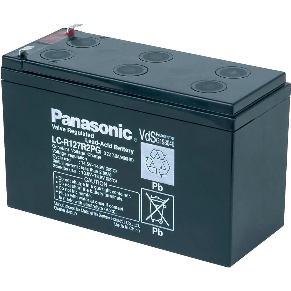 Batteri 12 V 7,2 Ah til elhegn