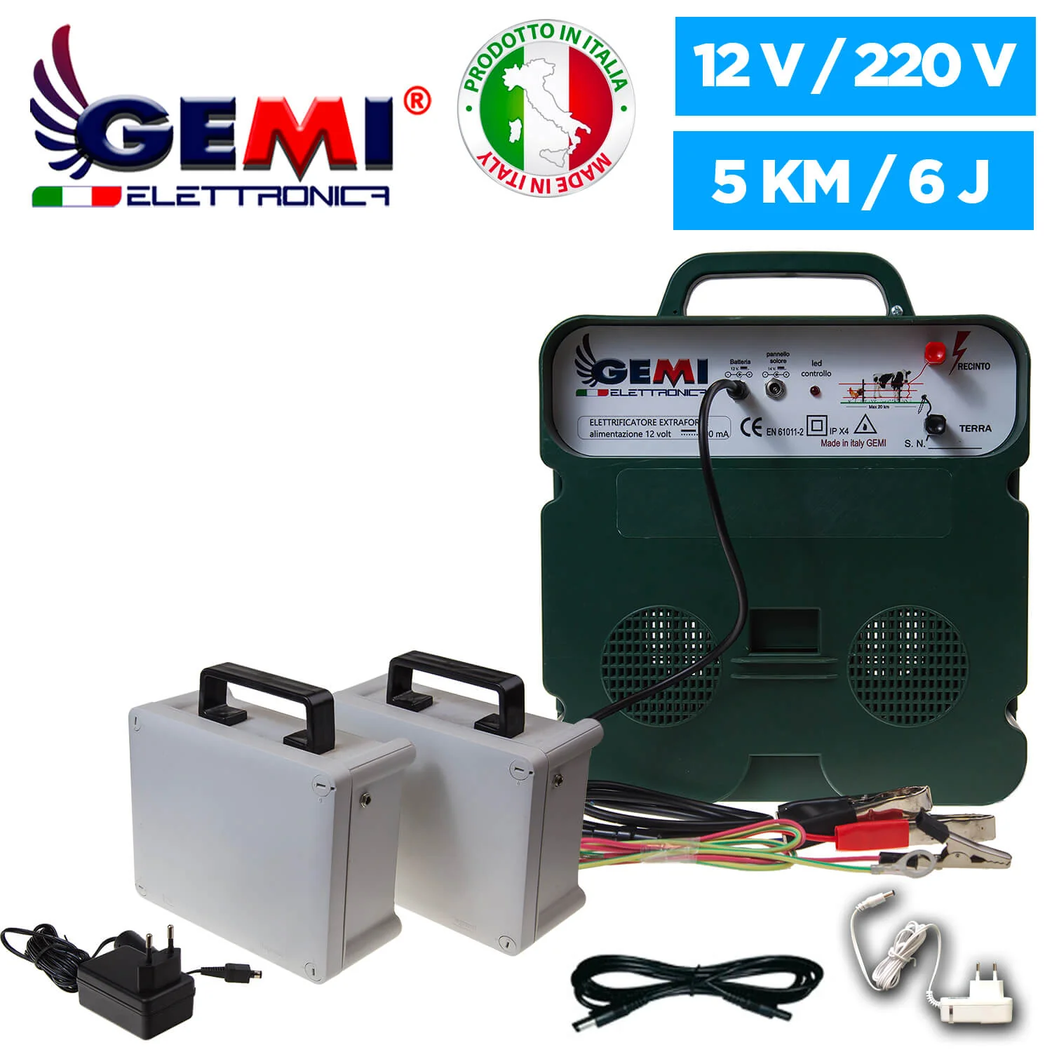 Elhegnsaggregat B/12 12 V til elhegn