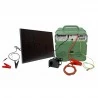 Elhegnsaggregat 12 V / 220 V med solpanel til elhegn